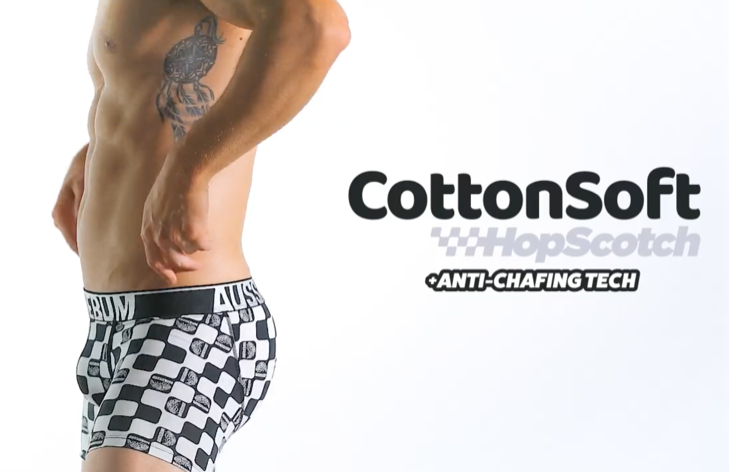 Boxerky AussieBum CottonSoft 2.0 Hopscotch White7 - kópia_729px